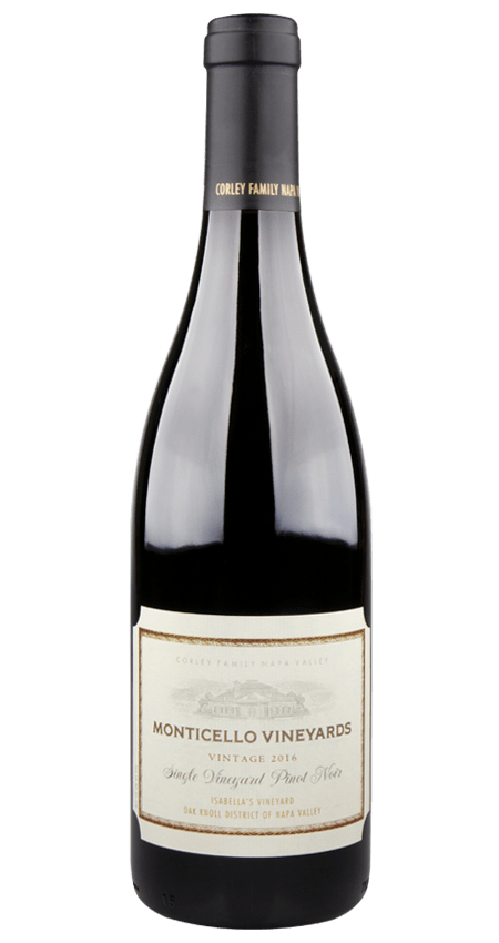 Monticello Vineyards Pinot Noir 2016 Isabella's Vineyard Oak Knoll