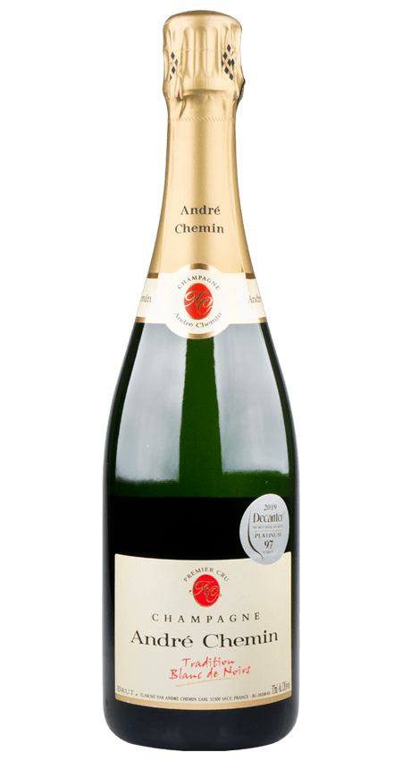 97 Pt. Champagne Premier Cru Blanc de Noirs Brut NV André Chemin Tradition
