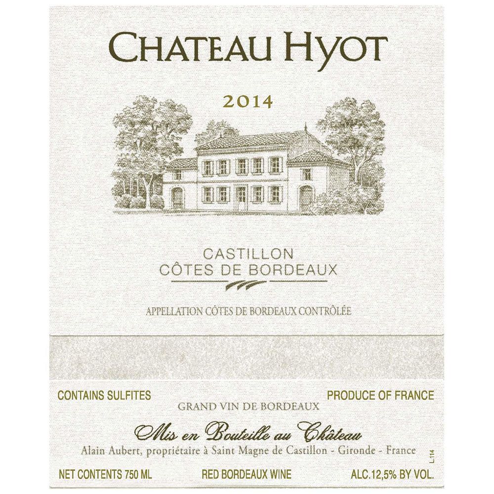 Chateau Hyot 2014