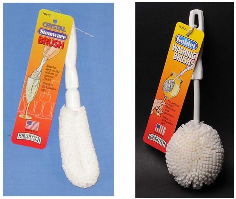 Brushes for all Wine glasses, Goblets, and Flutes (2 Brushes) Wine Bounty