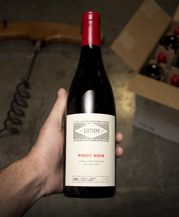 Lutum Pinot Noir La Rinconada Vineyard Sta. Rita Hills 2015