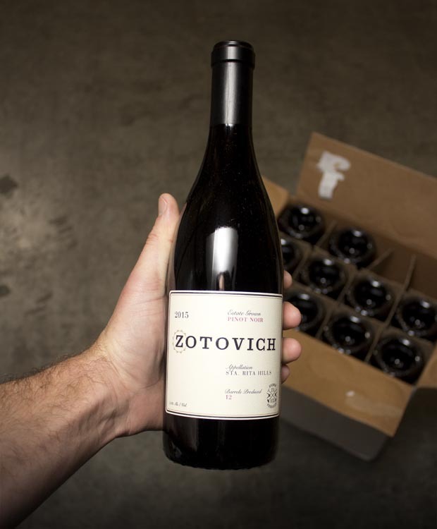 Zotovich Pinot Noir Sta. Rita Hills 2015