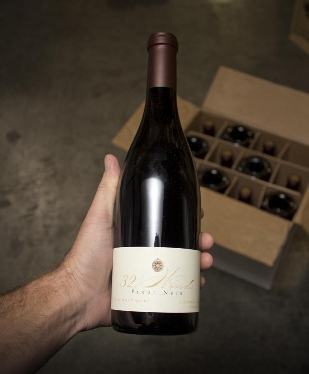 32 Winds Pinot Noir Lucky Well U.V. Vineyards 2013