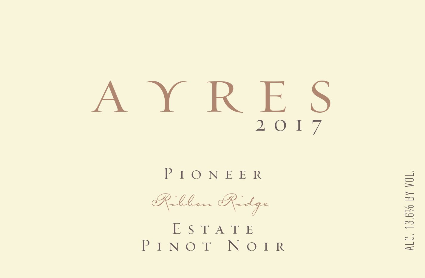 Ayres Pioneer Pinot Noir 2017