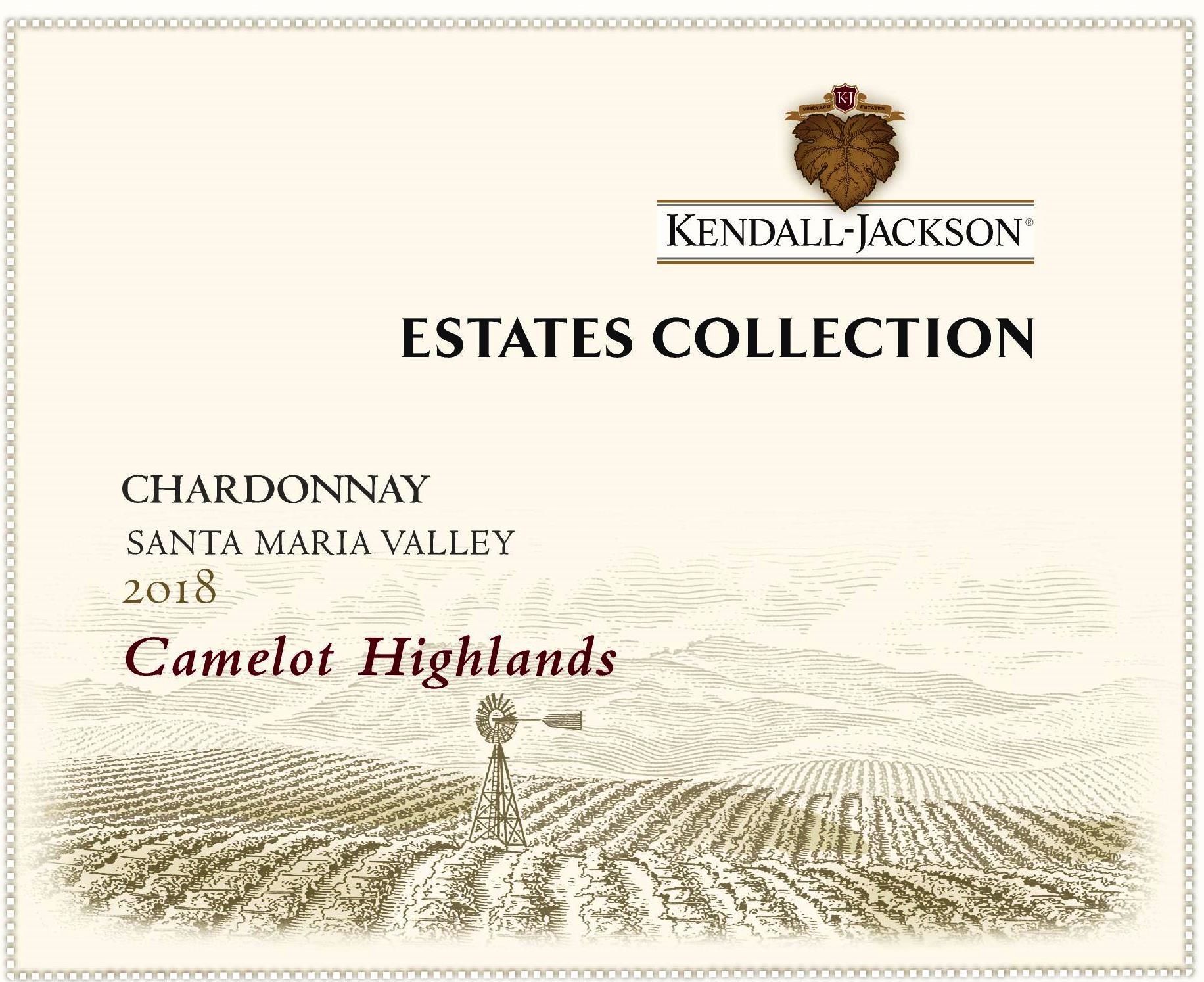 Kendall-Jackson Jackson Estate Camelot Highlands Chardonnay 2018