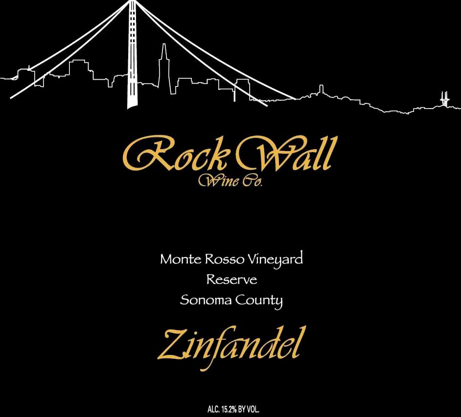 Rock Wall Monte Rosso Reserve Zinfandel 2017