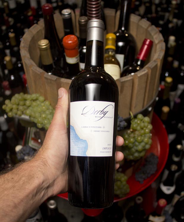 Derby Wine Implico Red Laura’s Vineyard Derby Vineyard Paso Robles 2013