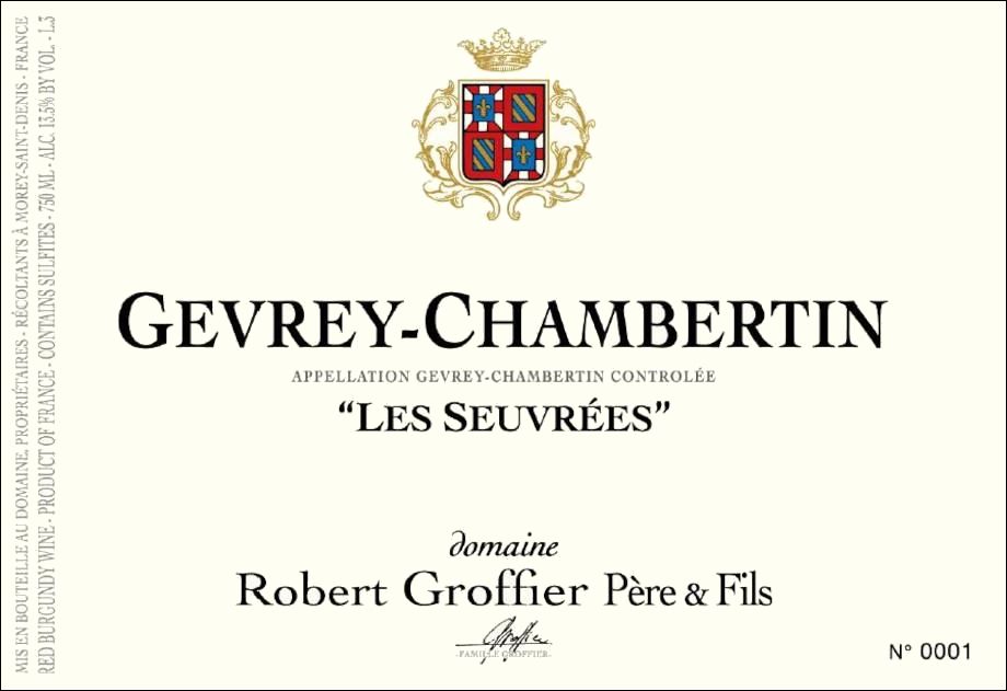Domaine Robert Groffier Pere & Fils Gevrey-Chambertin Les Seuvrees 2017