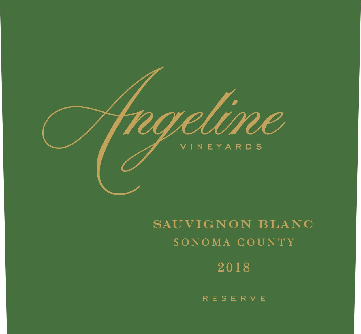 Angeline Reserve Sauvignon Blanc 2018