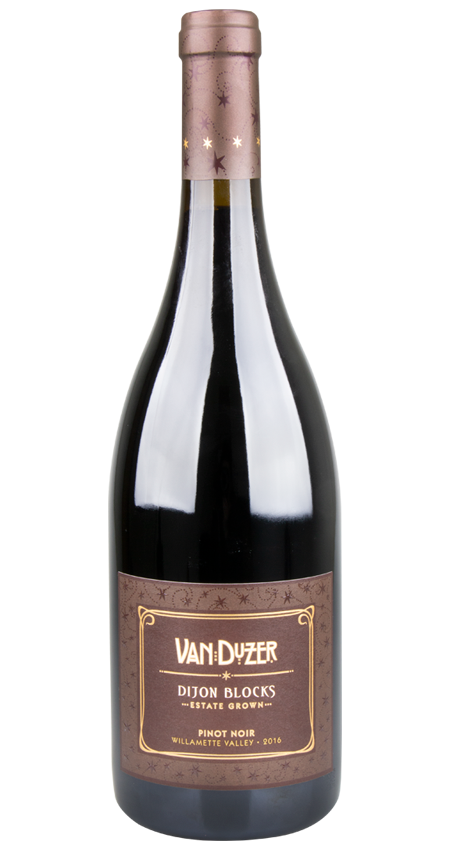 Willamette Valley Pinot Noir 2016 Van Duzer Vineyards Dijon Blocks