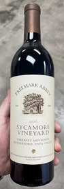 2016 Freemark Abbey Sycamore Vineyard Cabernet (96JS/95+RP/95+JD)