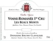 Domaine Bruno Clavelier Vosne-Romanee Les Beaux Monts Premier Cru Vieilles Vignes 2016