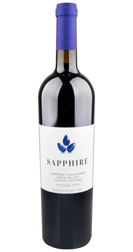Rutherford Napa Valley Cabernet Sauvignon 2018 Sapphire Winery Octave Vineyard