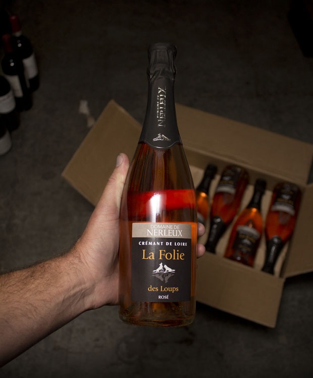 Domaine De Nerleux Cremant De Loire Rose La Folie Des Loups NV