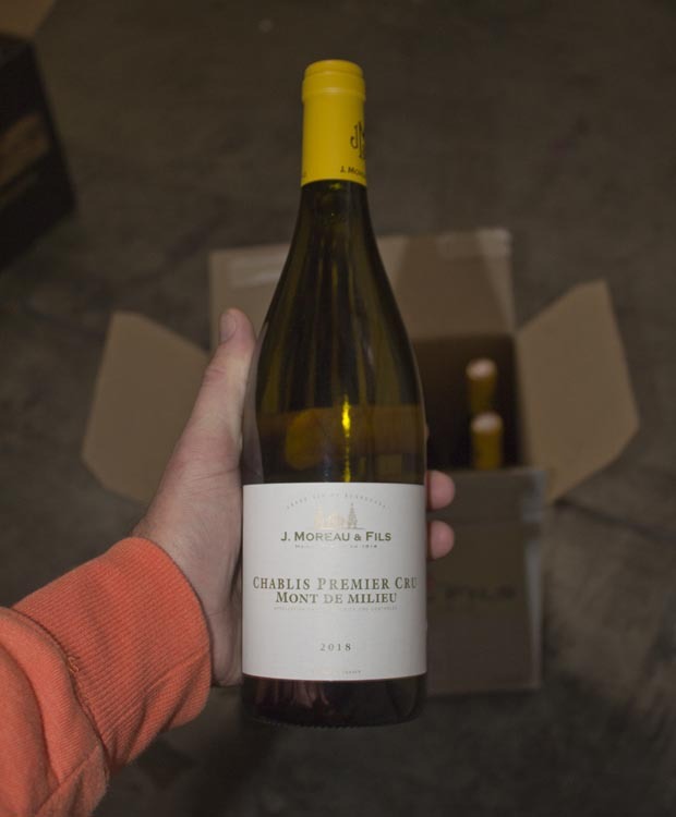 J. Moreau Chablis Mont De Milieu Premier Cru 2018