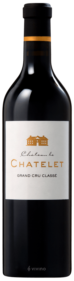 Château Le Chatelet Saint-Émilion Grand Cru (Grand Cru Classé) 2016