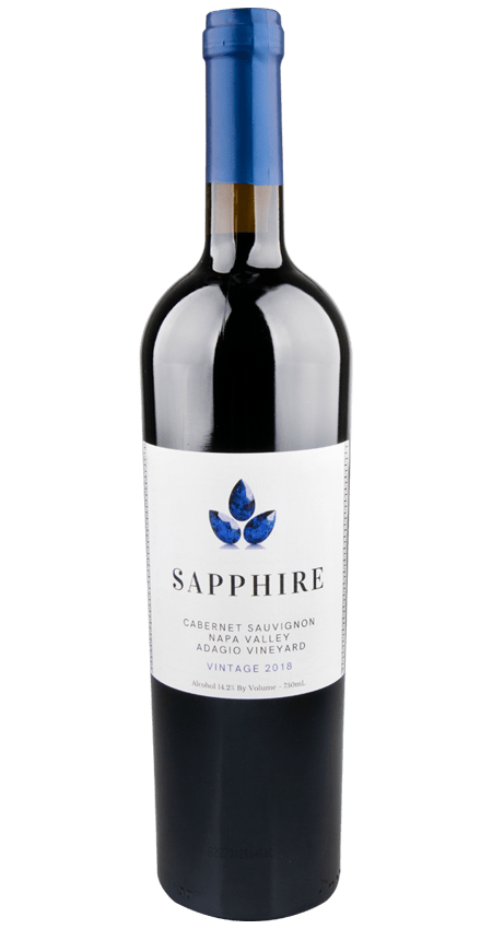 Sapphire Napa Valley Cabernet Sauvignon Adagio Vineyard Oakville 2018