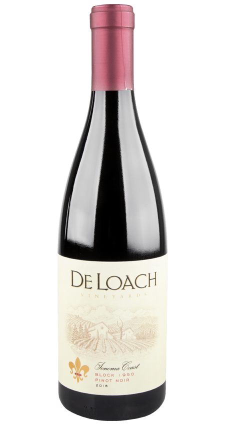 DeLoach Sonoma Coast Pinot Noir 2018 Block 1950