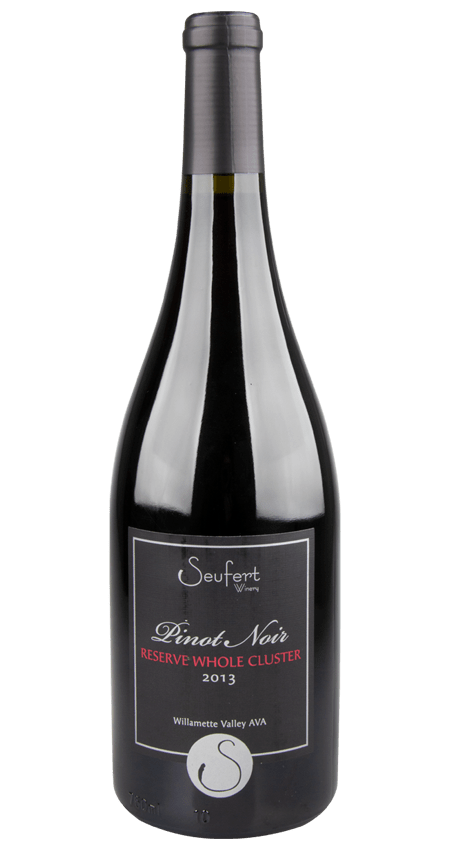 Willamette Valley Pinot Noir Reserve 2013 Seufert Winery Whole Cluster 'Black Label Series'
