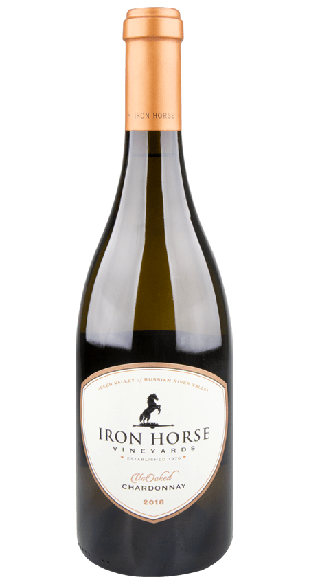 92 Pt. Iron Horse Vineyards Unoaked Chardonnay 2018