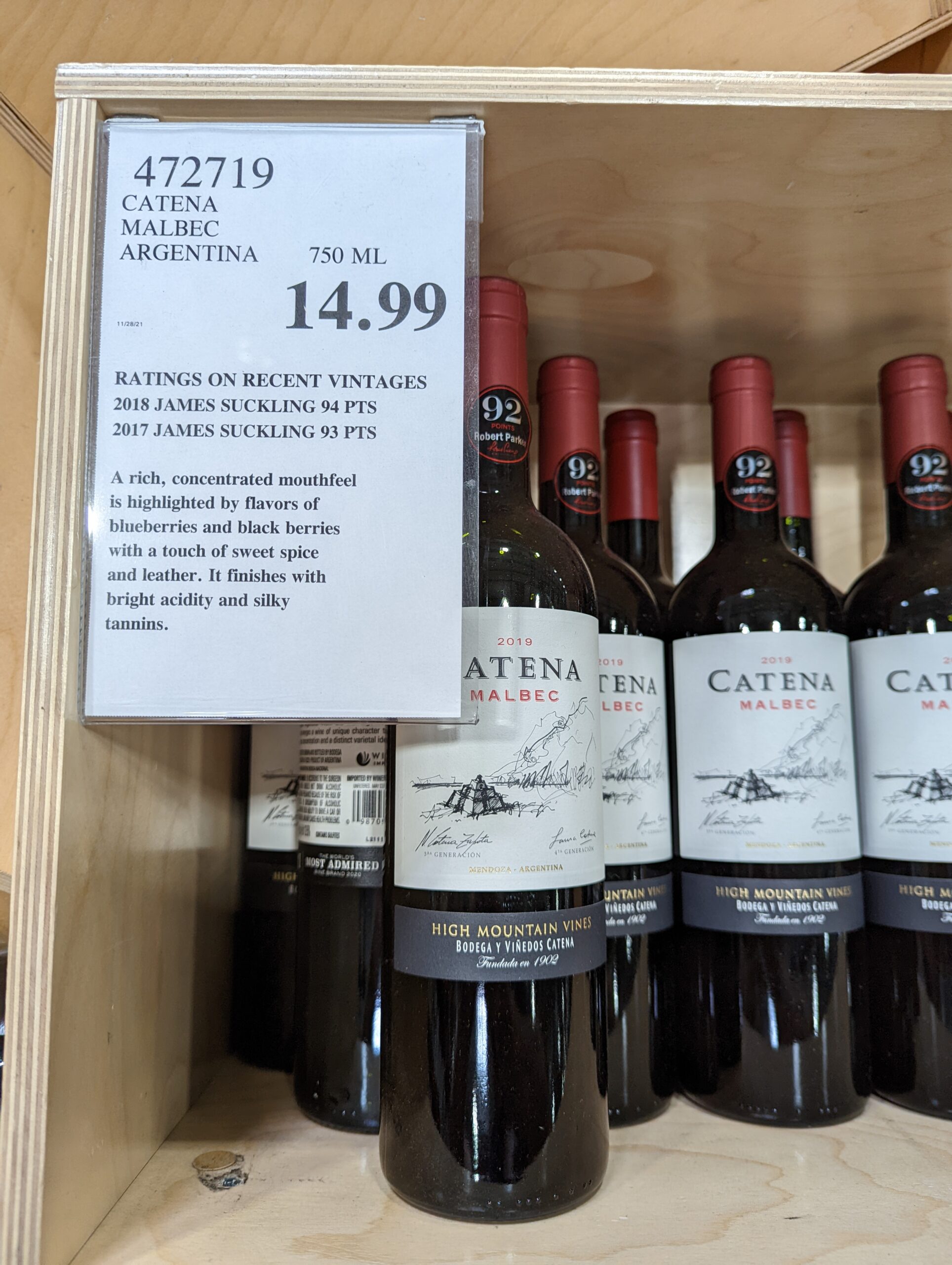 Costco Wines (May 2022)