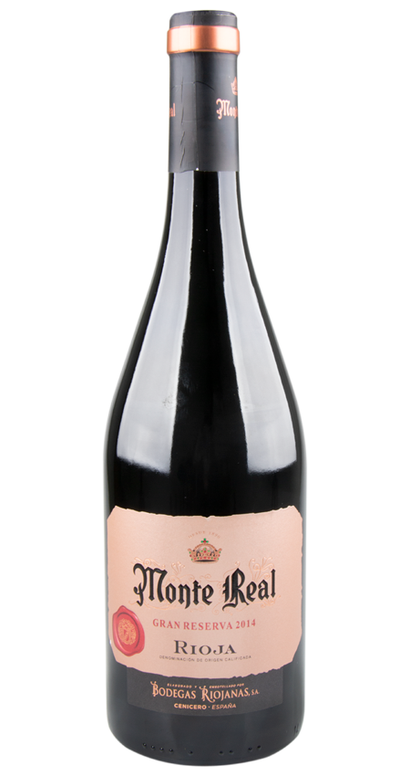 93 Pt. Monte Real Gran Reserva Rioja 2014