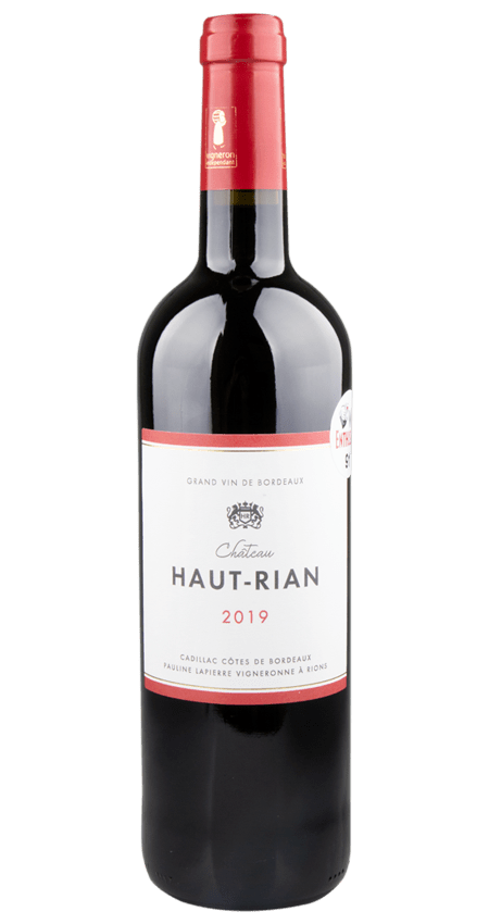 91 Pt. Château Haut-Rian 2019 Red Cadillac Côtes de Bordeaux