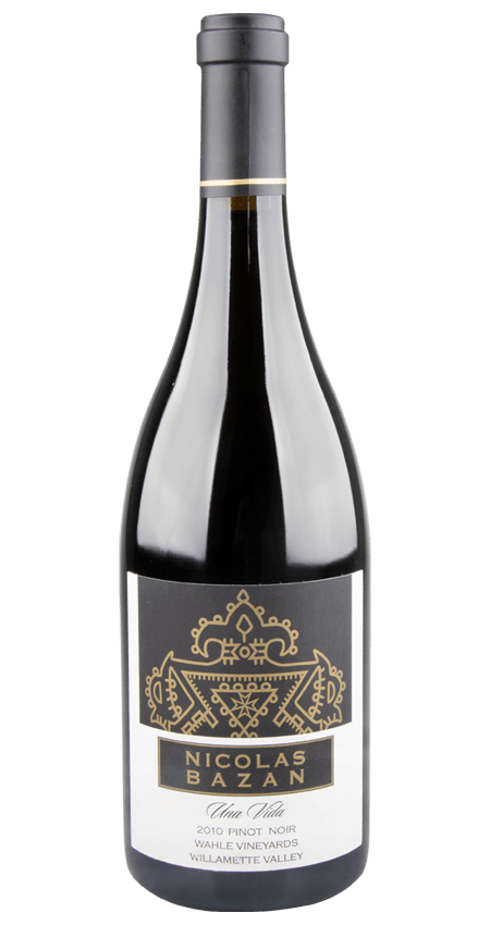 Nicolas Bazan Willamette Valley Pinot Noir Wahle Vineyards Una Vida 2010