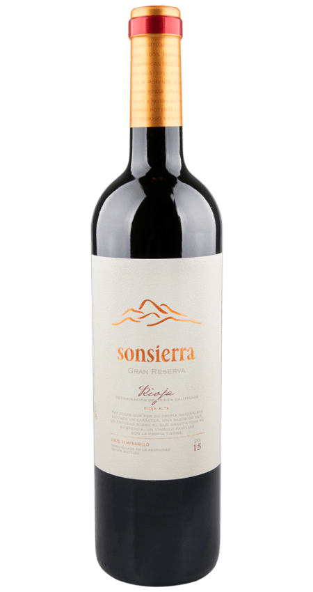 92 Pt. Rioja Gran Reserva 2015 Bodegas Sonsierra
