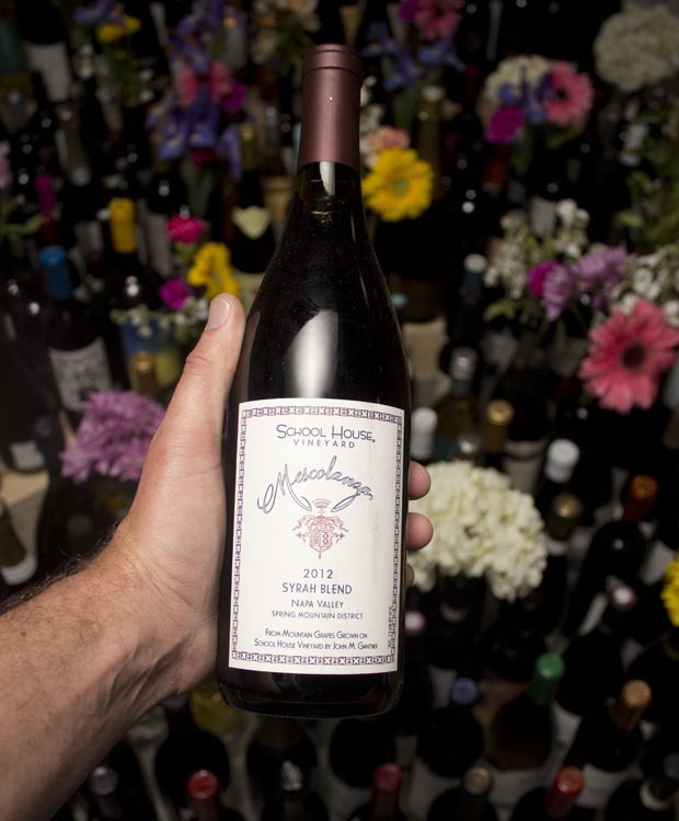 School House Mescolanza Syrah Blend Spring Mountain 2012