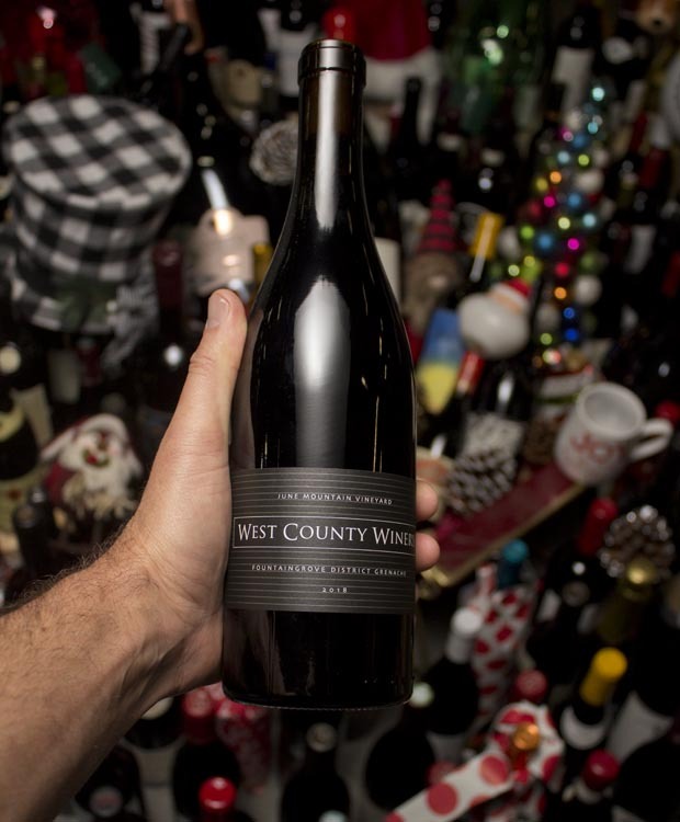 West County Winery Grenache June Mountain Vineyard Fountaingrove District 2018