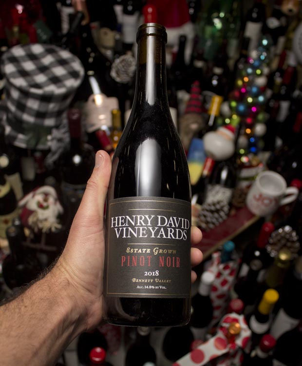 Henry David Vineyards Pinot Noir Bennett Valley 2018