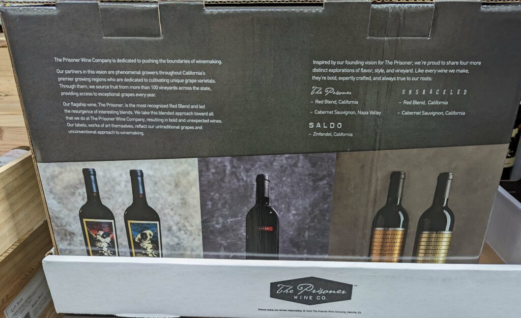 I snagged this Prisoner wine set at Costco for $13