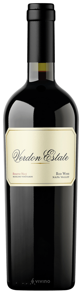 Verdon Estate Reserve No.5 Blueline Vineyards Proprietary Red 2020