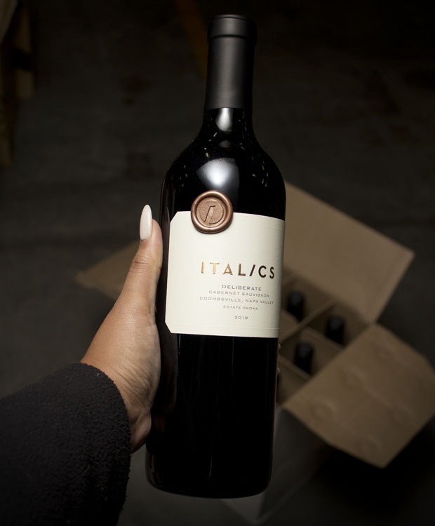 Italics Deliberate Cabernet Sauvignon Coombsville Estate 2019