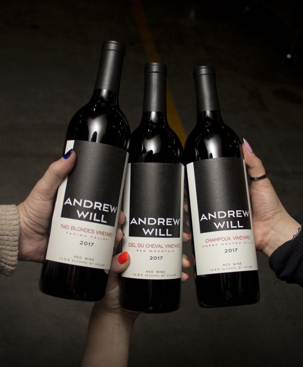 Andrew Will Red Blend 2017 (Three-Pack Horizontal)