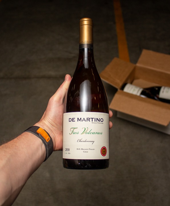 De Martino Chardonnay Tres Volcanes Malleco Valley 2018