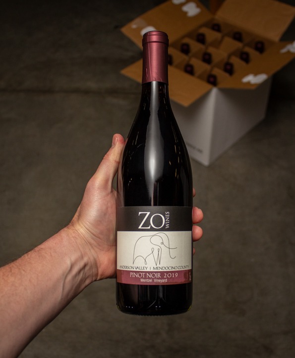 Zo Wines Pinot Noir Wentzel Vineyard Anderson Valley 2019