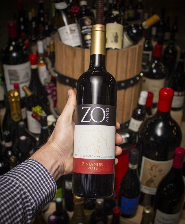 ZO Wines Zinfandel Estate Triple Ten Vineyard Dry Creek Valley Sonoma County 2018