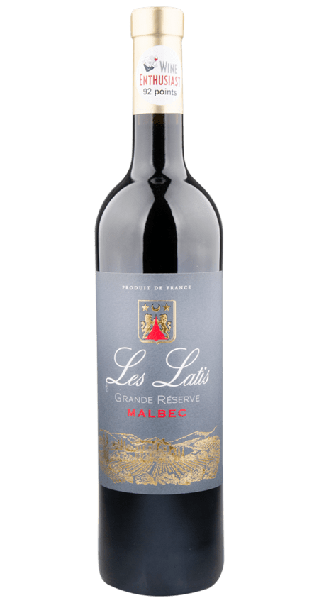 92 Pt. Cahors Malbec 2020 Les Vignobles Saint-Didier Parnac Latis Grande Réserve