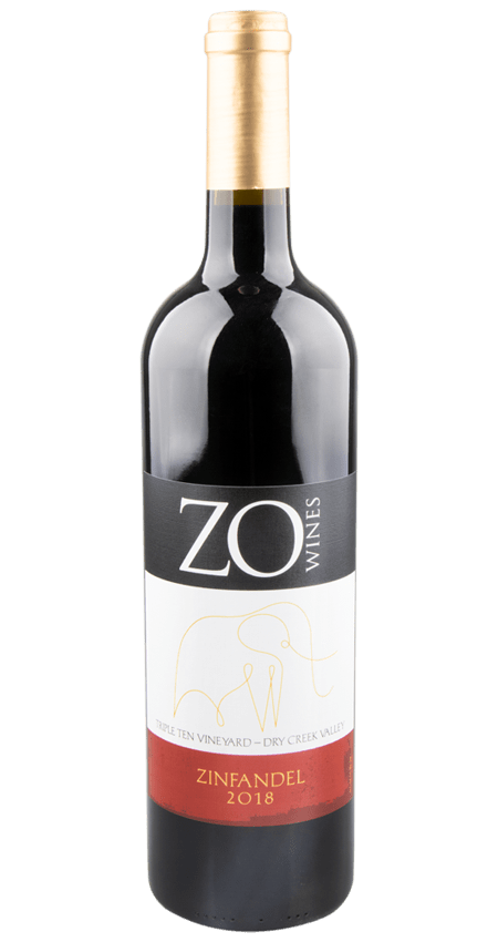 ZO Wines Dry Creek Valley Zinfandel Triple Ten Vineyard 2018