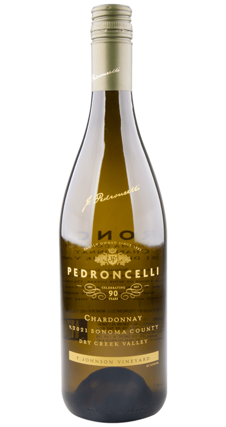 Pedroncelli Chardonnay F. Johnson Vineyard Sonoma County Dry Creek Valley 2021