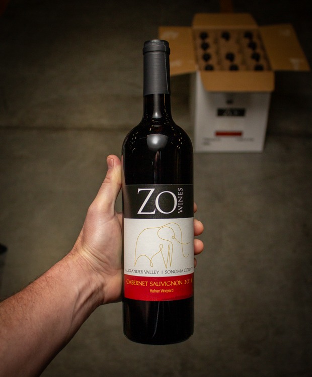 ZO Wines Cabernet Sauvignon Hafner Vineyards Alexander Valley Sonoma County 2018