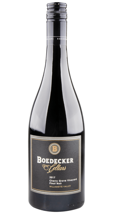 93 Pt. Willamette Valley Pinot Noir 2017 Boedecker Cellars Cherry Grove Vineyard
