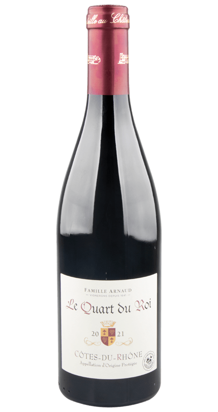 95 Pt. Côtes-du-Rhône Red 2021 Le Quart du Roi AOP | Wine Bounty