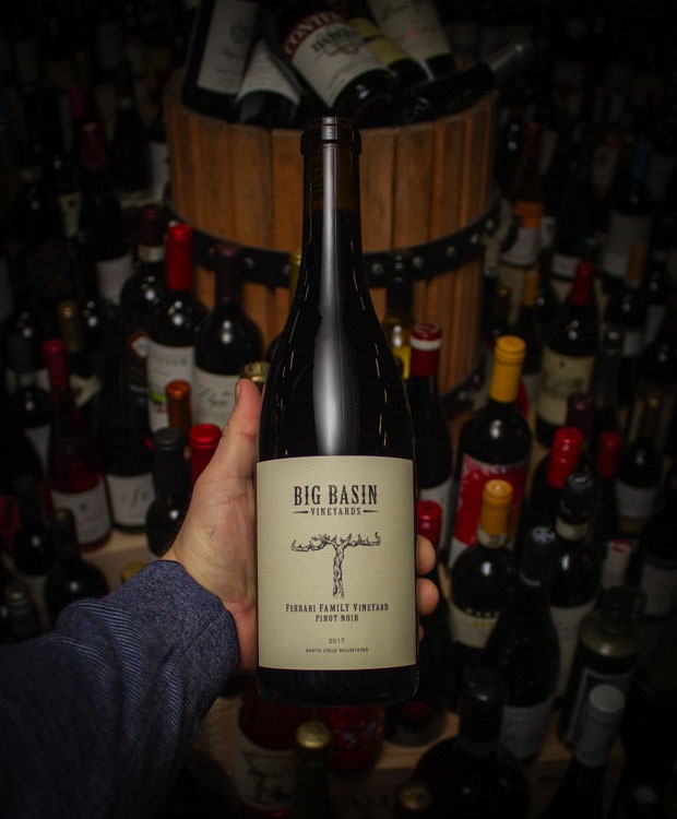 Big Basin Pinot Noir Ferrari Family Vineyard Santa Cruz Mountains 2017