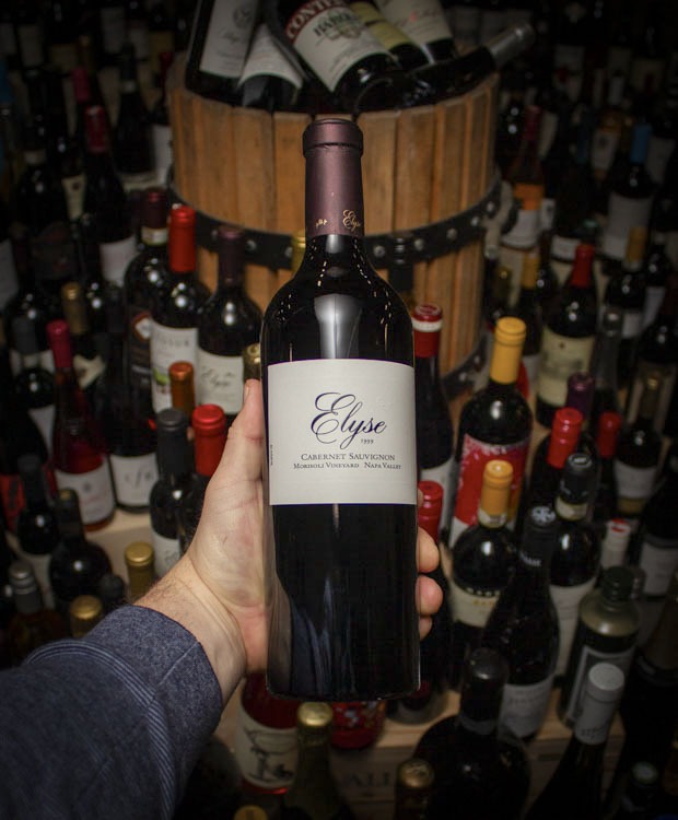 Elyse Winery Cabernet Sauvignon Morisoli Vineyard Rutherford Napa Valley 1999