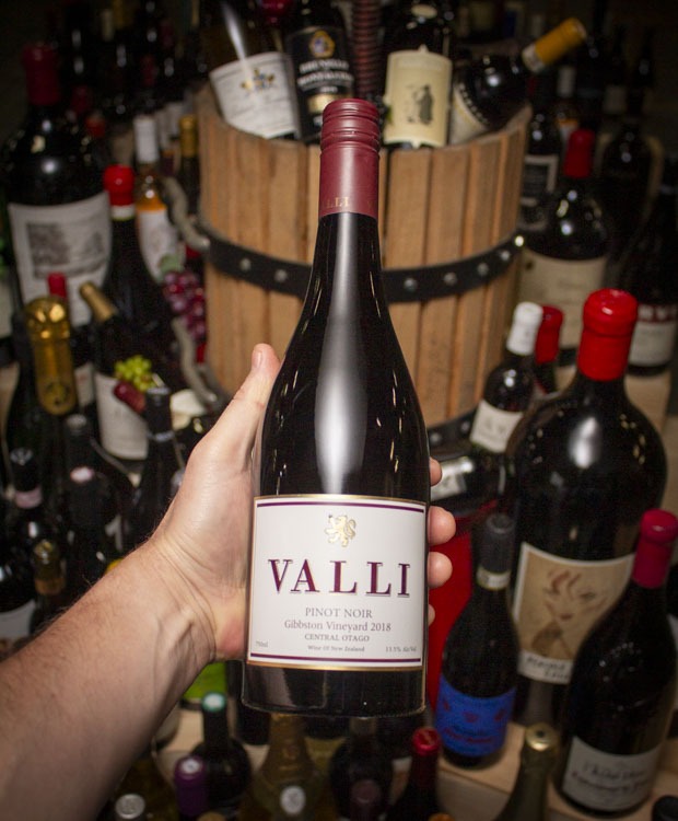 Valli Pinot Noir Gibbston Vineyard Central Otago 2018