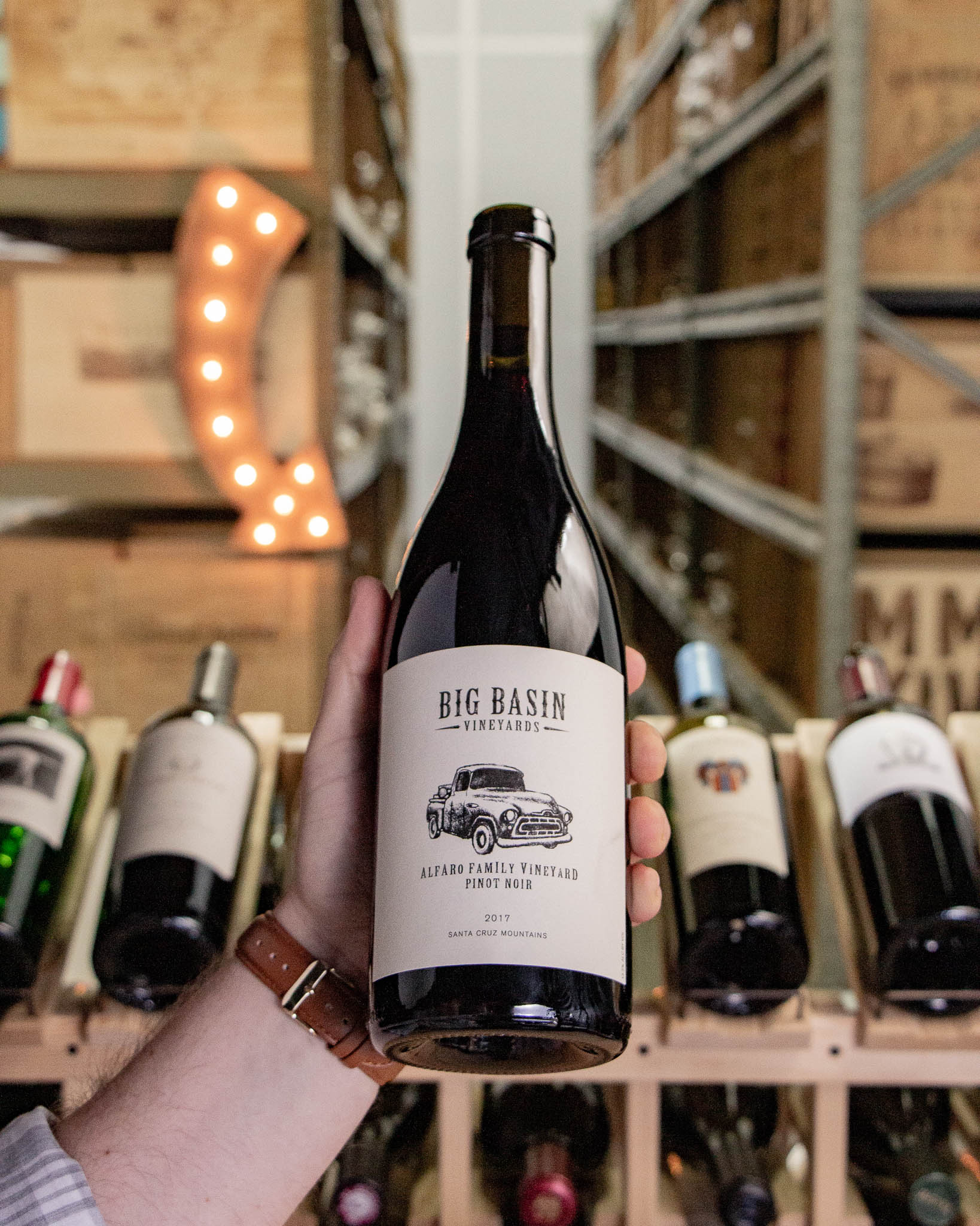 Big Basin Pinot Noir Alfaro Family Vineyard Santa Cruz Mountains 2017