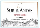 Sur de los Andes Reserva Pinot Noir 2020